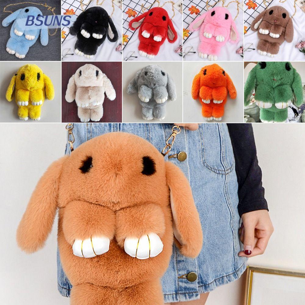 Túi Đeo Chéo Vai Cỡ Lớn Hình Thỏ Dễ Thương Cho Nữ