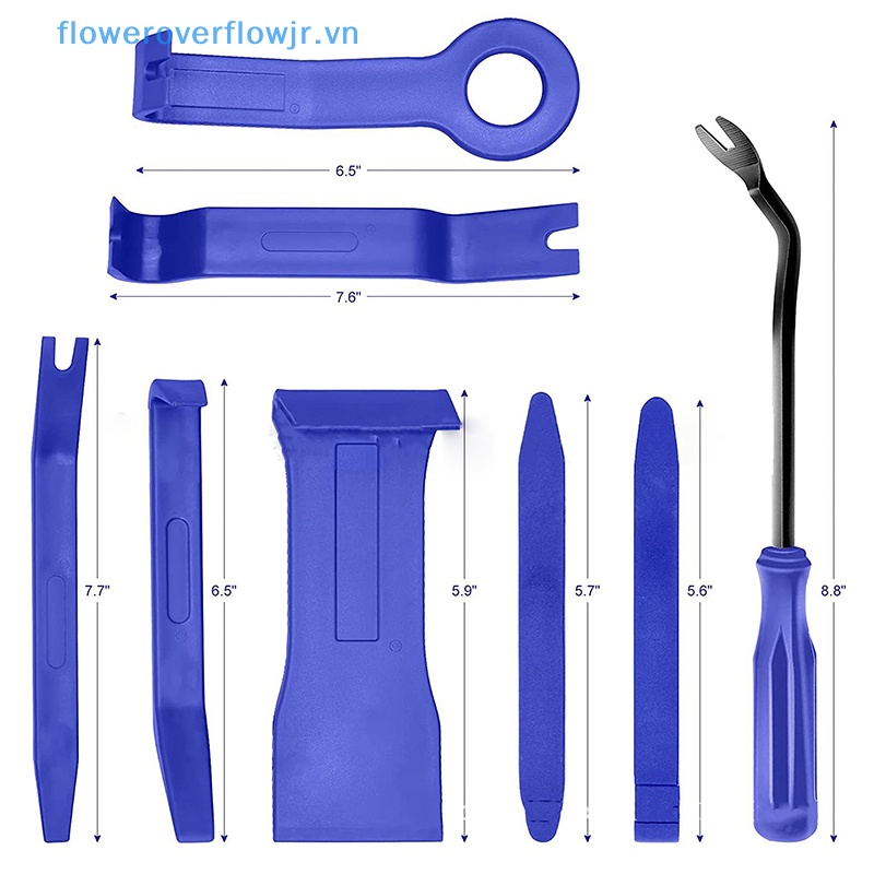 Bộ 8 Dụng Cụ Kẹp Cửa Xe Hơi Bằng Nhựa Chuyên Dụng