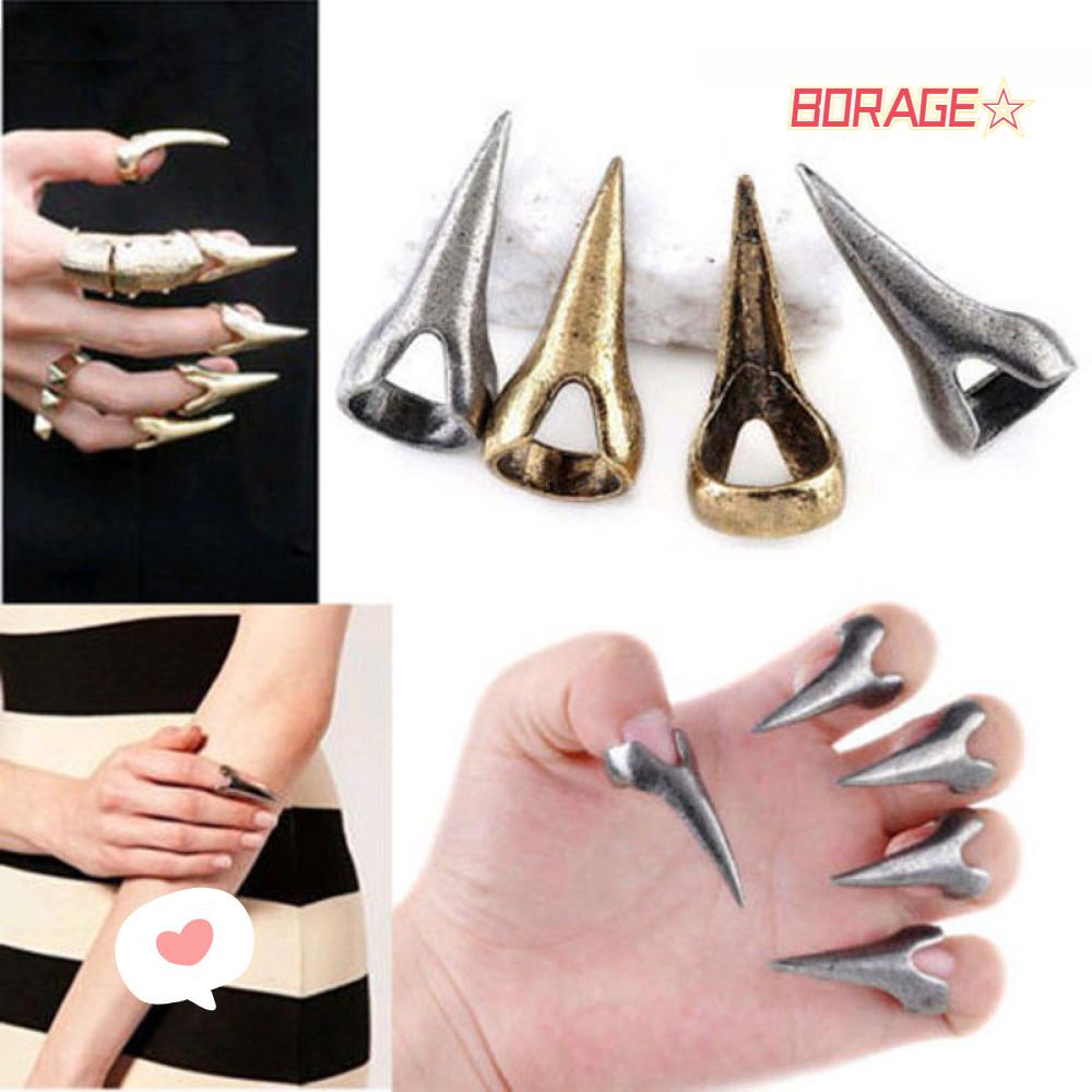 Set 5 Móng Vuốt Giả Phong Cách Gothic Punk