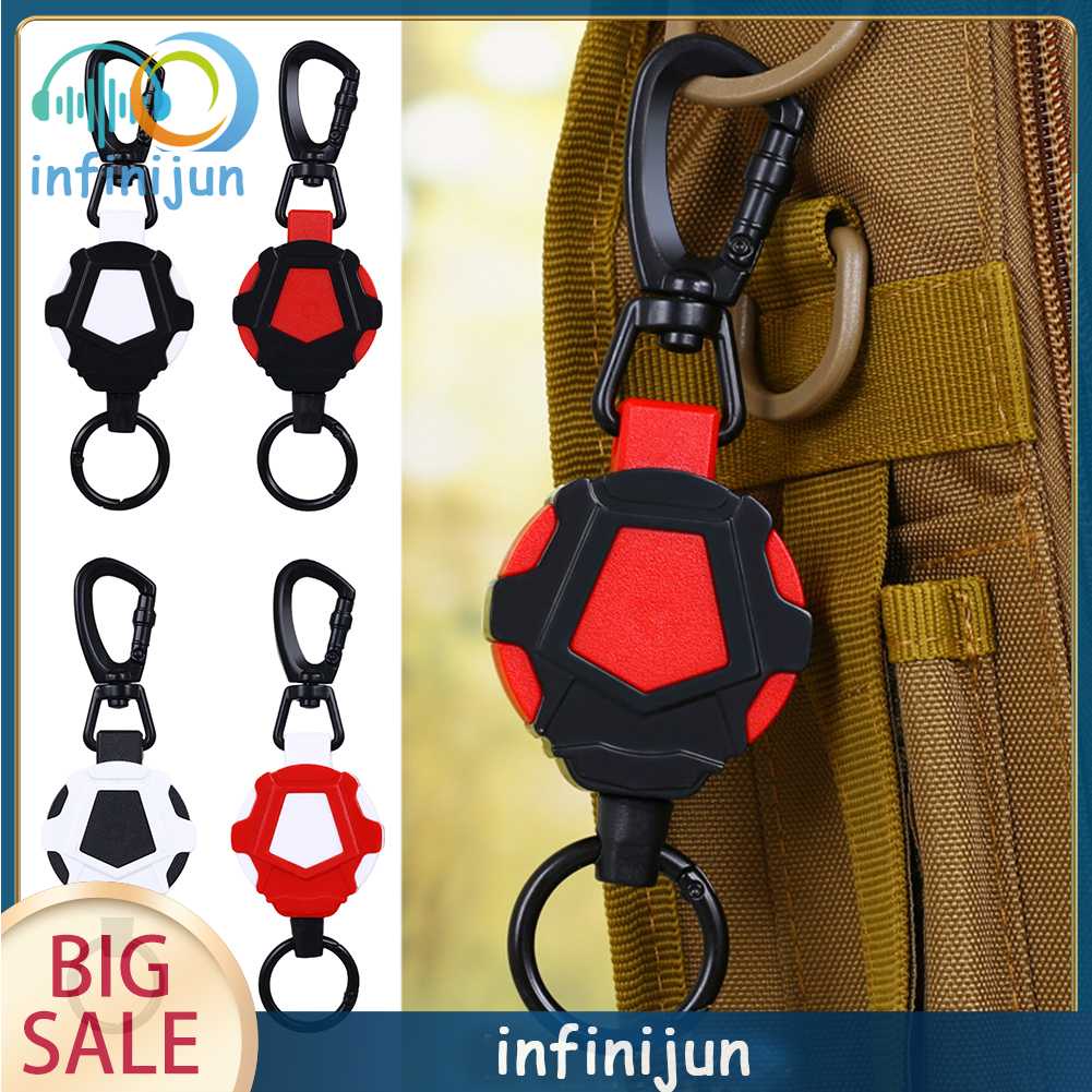 Dây Móc Chìa Khóa Co Giãn Chống Thất Lạc Có Thể Thu Gọn Tiện Dụng Giá Đỡ