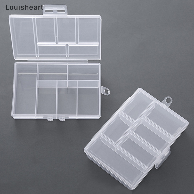 Hộp Louisheart 6 Ngăn Trong Suốt Đựng Hạt Nút Áo TFG