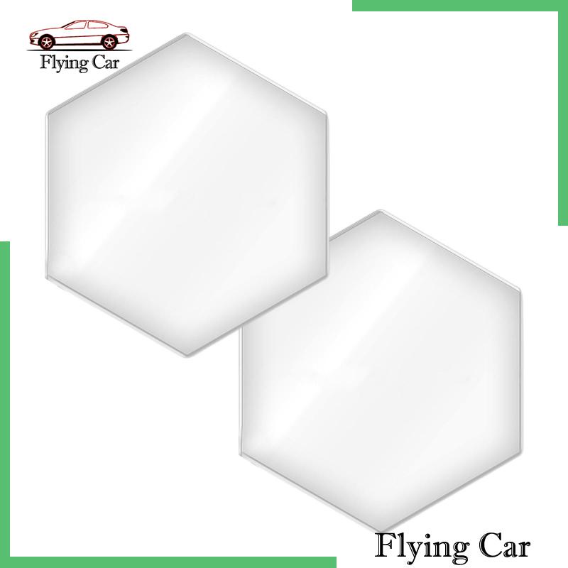 Set 2 Đĩa Làm Mịn Trang Trí Bánh Kem Bằng Acrylic Trong Suốt Lzdjfmy2