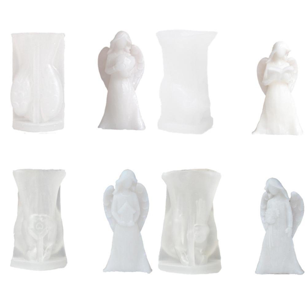 Khuôn Làm Nến Silicone Hình Thiên Thần 3D 1