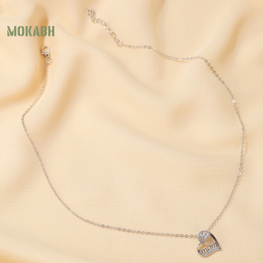 Vòng cổ Mặt Trái Tim Đính Đá Thời Trang Xinh Xắn Cho Nữ