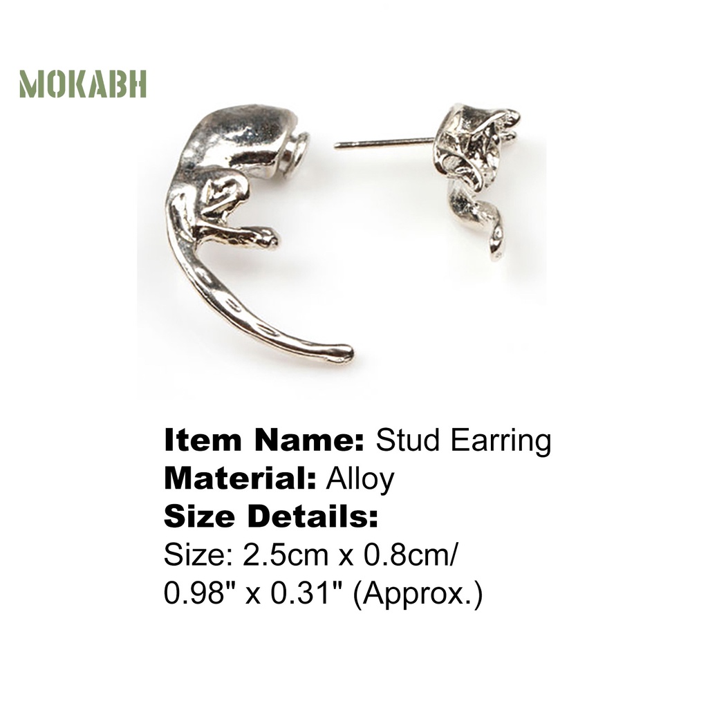 1 Bông Tai Hình Con Cáo Bằng Hợp Kim Thời Trang Dành Cho Nữ