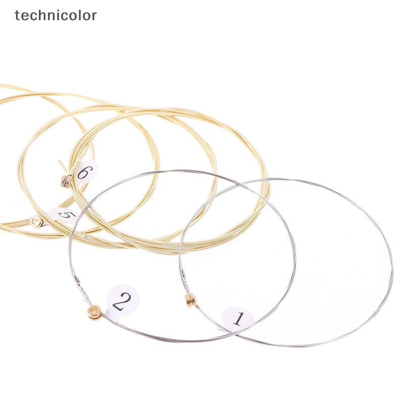 Set 1 / 6 Dây Đàn Ghi Ta Bằng Thép Mạ Niken Chuyên Dụng