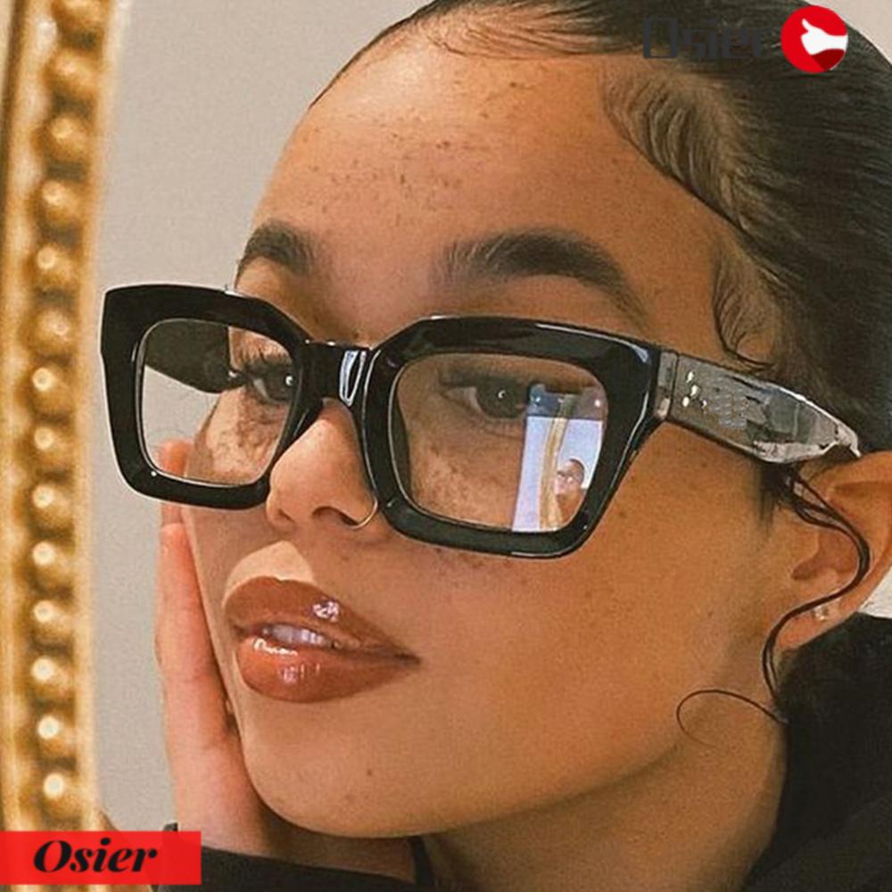 Mắt Kính Chống Tia UV Hình Vuông Phong Cách Vintage Hỗ Trợ Chơi Game Trên Điện Thoại OSIER1