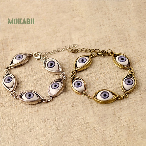 Vòng Đeo Tay Họa Tiết Mắt Quỷ Thời Trang Cho Nam Và Nữ