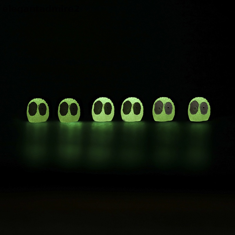 Bộ 10 Mô Hình Tượng Người Ngoài Hành Tinh Bằng Nhựa Phát Quang Trang Trí Sân Vườn