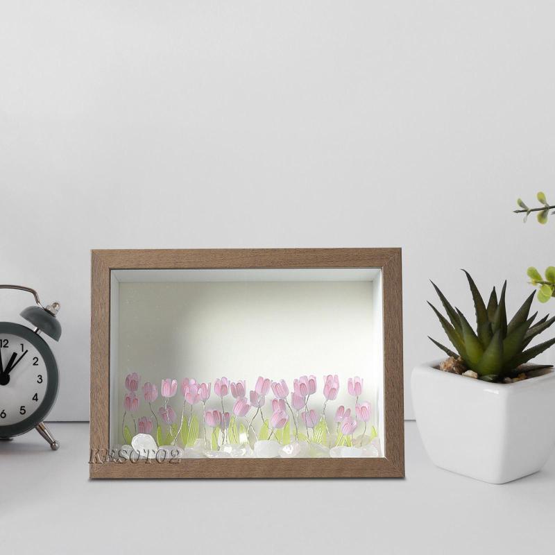 Bộ 2 Khung Ảnh DIY Bằng Gỗ Kích Thước 7 inch Tiện Dụng