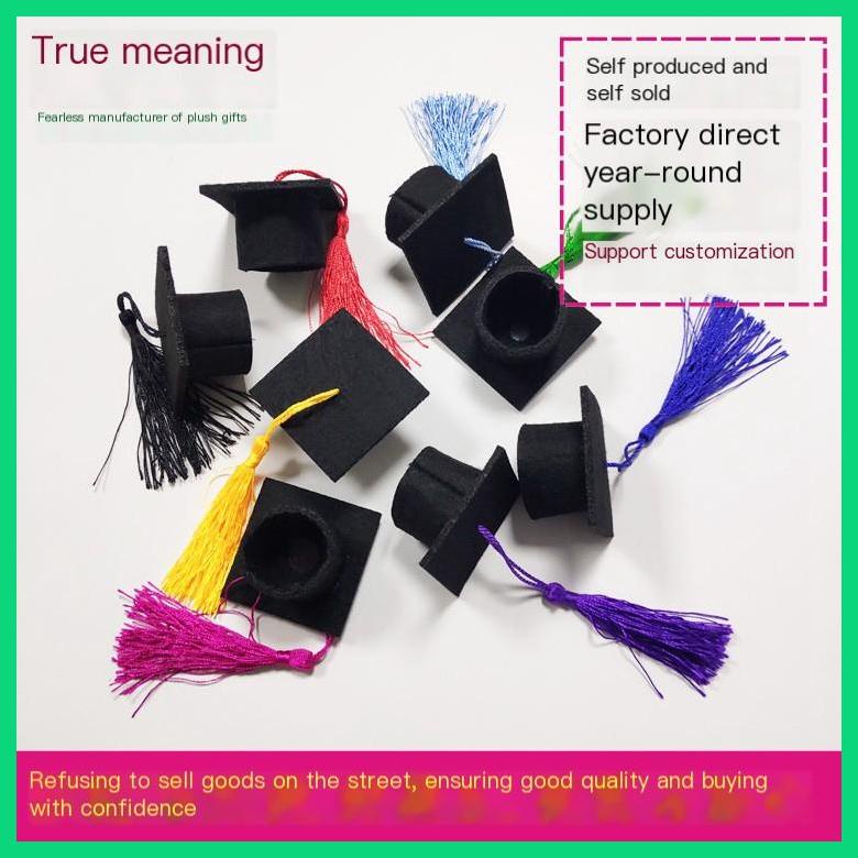 Búp Bê Đội Mũ Tốt Nghiệp Mini Bằng Vải Không Dệt Dùng Để Trang Trí