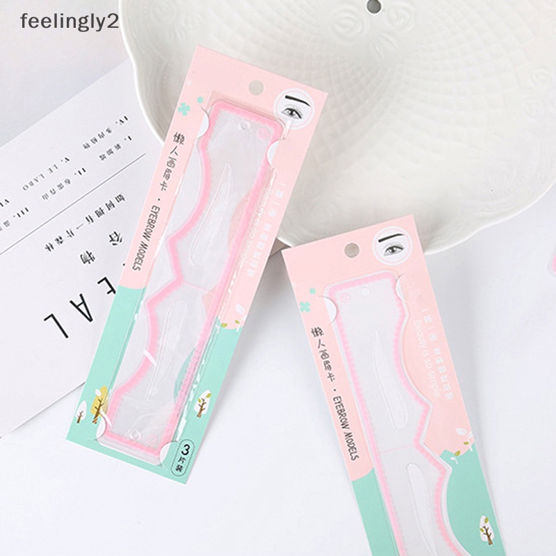 Bộ 3 Dụng Cụ In Dấu Trang Điểm Lông Mày Một Bước Tiện Dụng