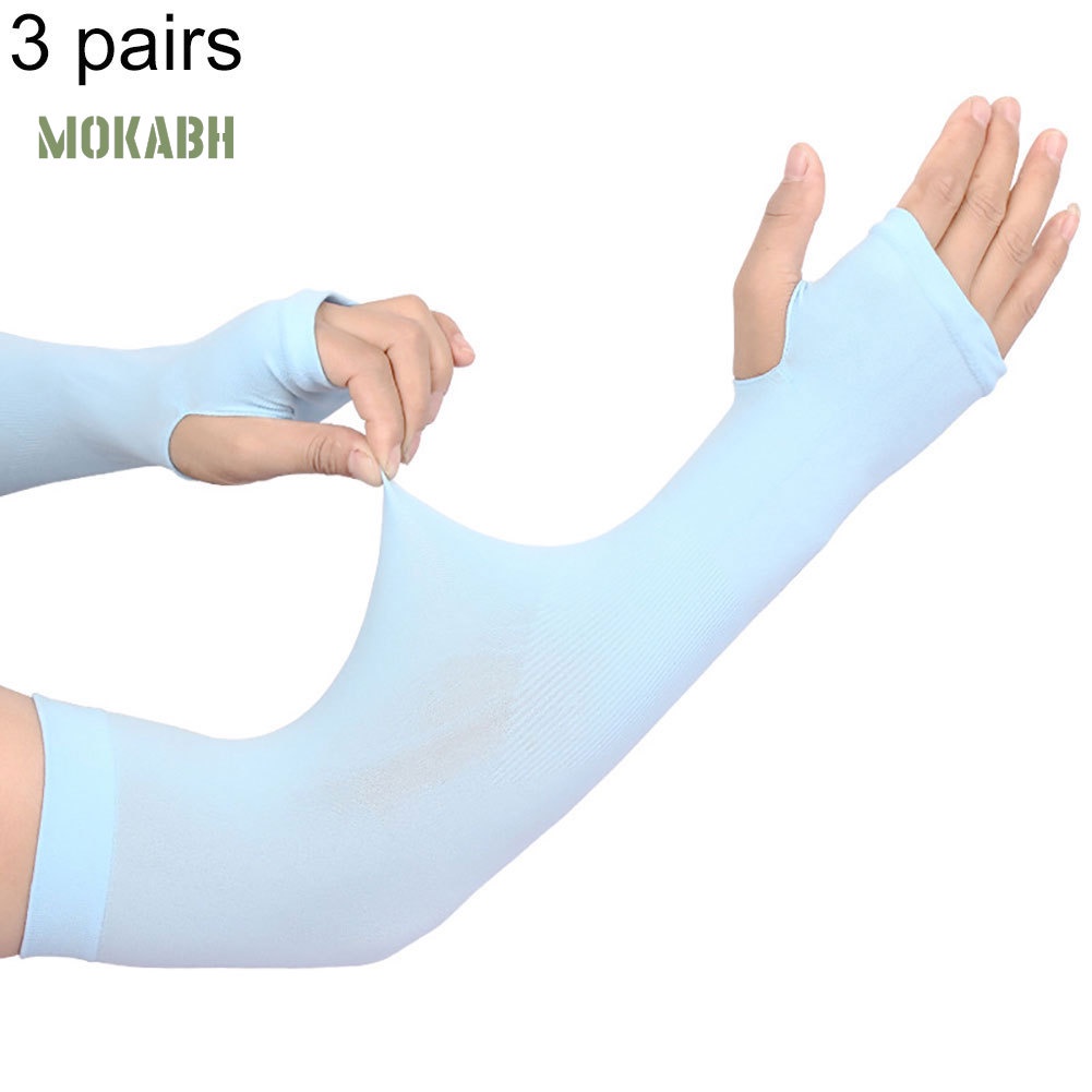 3 Đôi Găng Tay Chống Nắng Chống Tia UV Thoáng Khí Tiện Dụng Và Bền