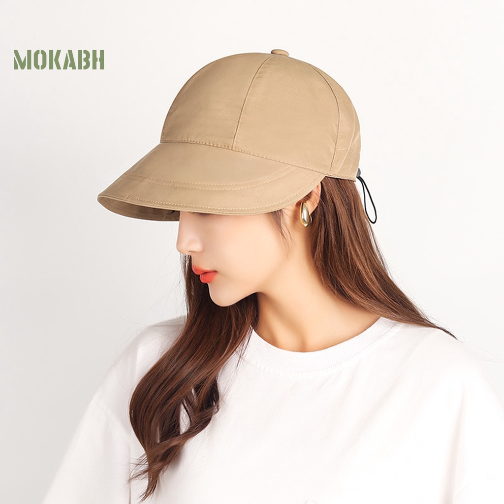 Nón Rộng Vành Chống Tia UV Thoáng Khí Màu Sắc Đơn Giản Dành Cho Nữ