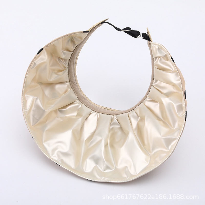 Mũ Rộng Vành Chống Nắng Họa Tiết Chấm Bi Thời Trang Đi Biển Mùa Hè