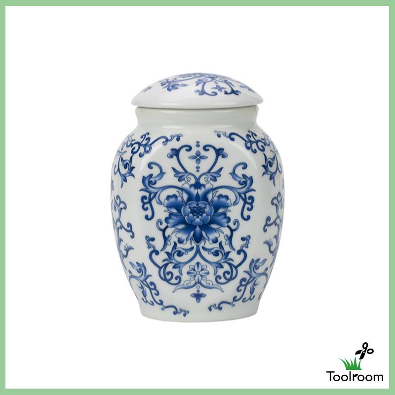 Lọ Gốm Đựng Trà Có Nắp Đậy Sắp Xếp Gọn Gàng