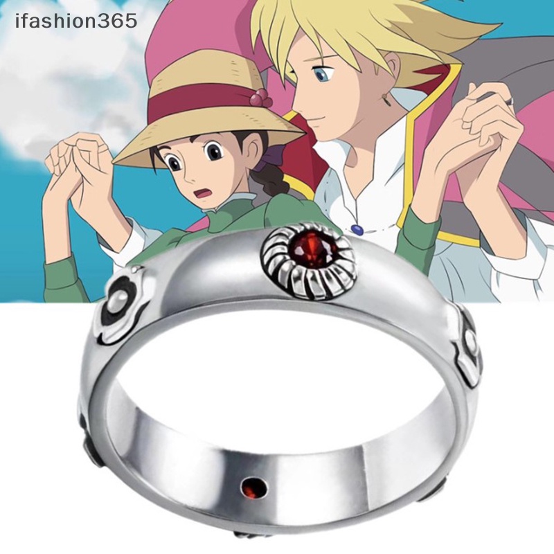 Nhẫn Kim Loại Hóa Trang Nhân Vật Phim Howl 'S Moving Castle Unisex ifashion365