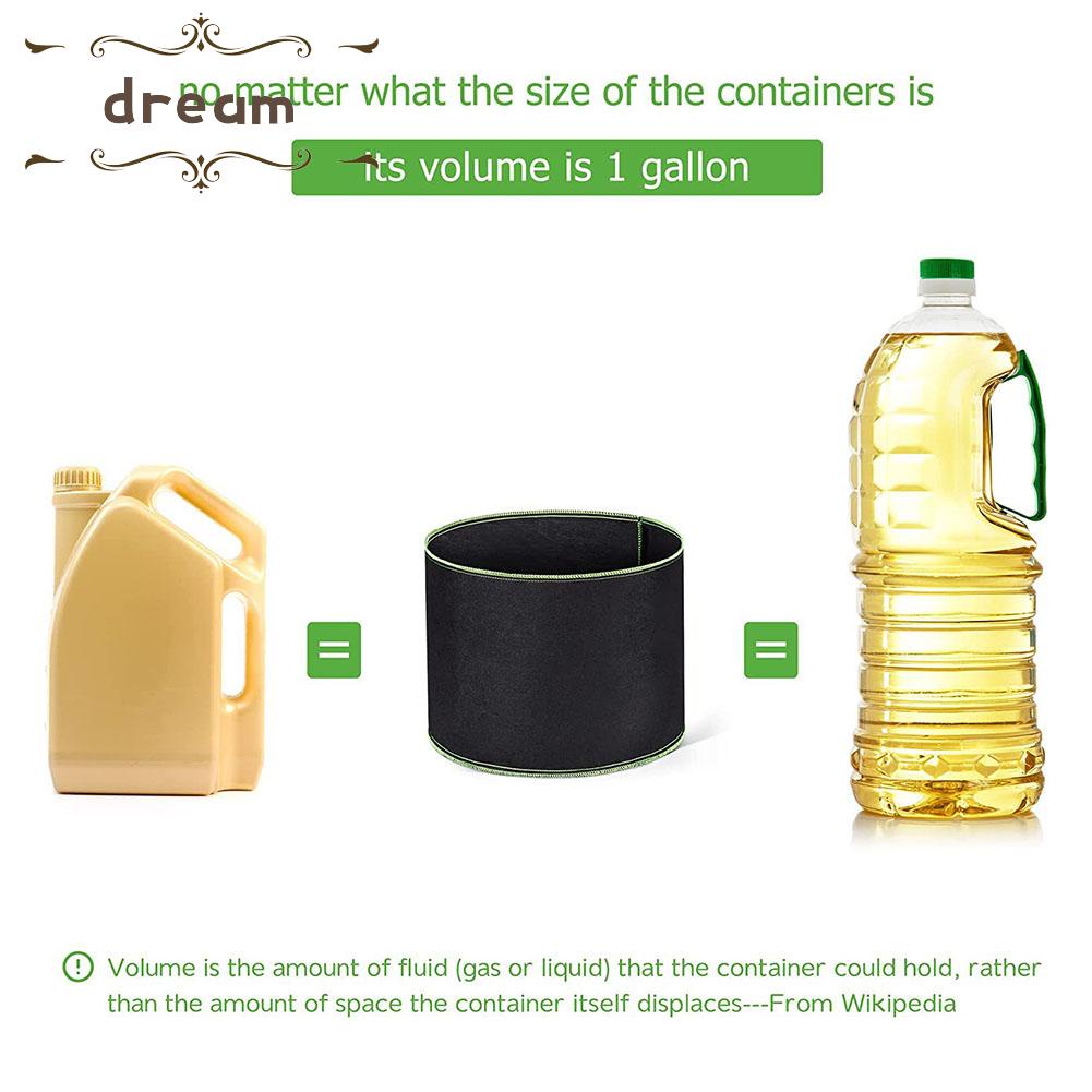 Túi Trồng Khoai Tây 1 / 3 / 5 / 7 / 10 Gallon