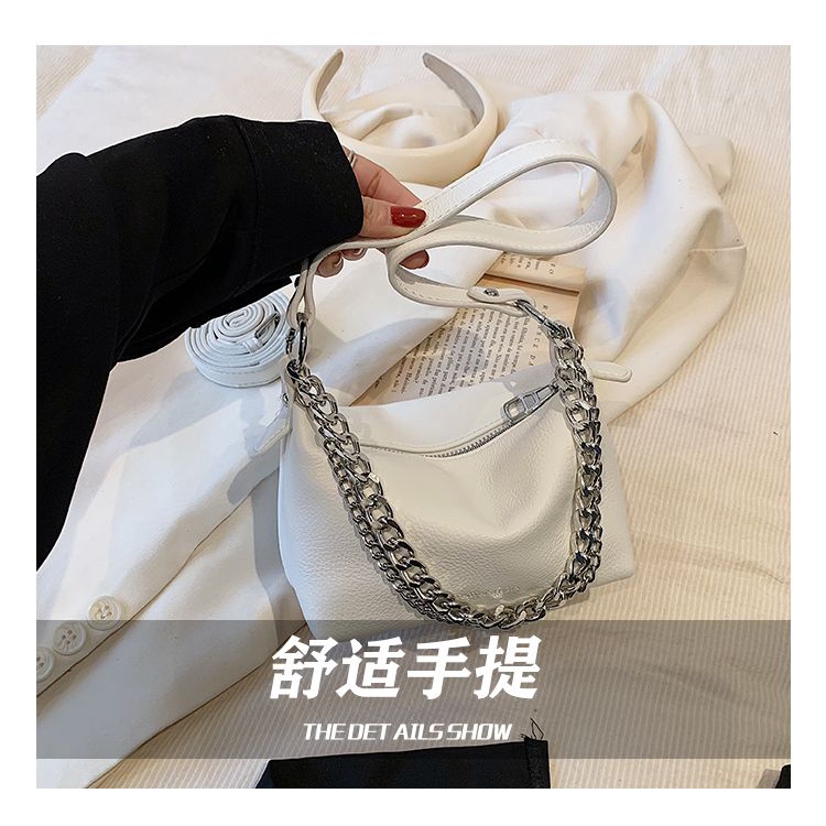 Túi Xách Phối Dây Xích Kích Thước 21X11 Thời Trang Dành Cho Nữ
