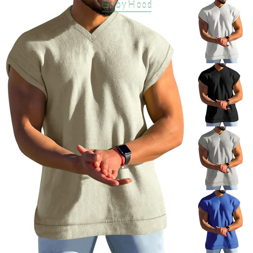 Gentlemen Male Mens Tops Gym Muscle Polyester Regular Shirt Sleeveless#BBHOOD