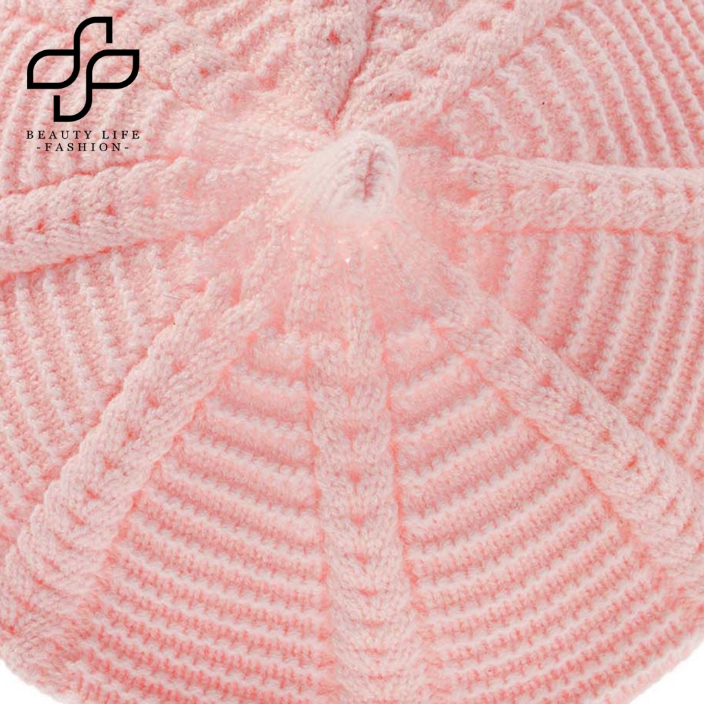 Nón Đội Hằng Ngày Thoáng Khí Chống Lạnh Màu Trơn Giữ Ấm Cho Bé