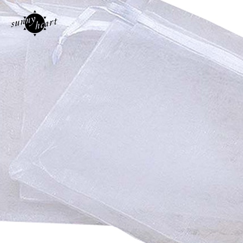 Sunnyheart Set 50 Túi Đựng Quà Tặng / Trang Sức Tiện Dụng Cho Lễ Hội / Đám Cưới