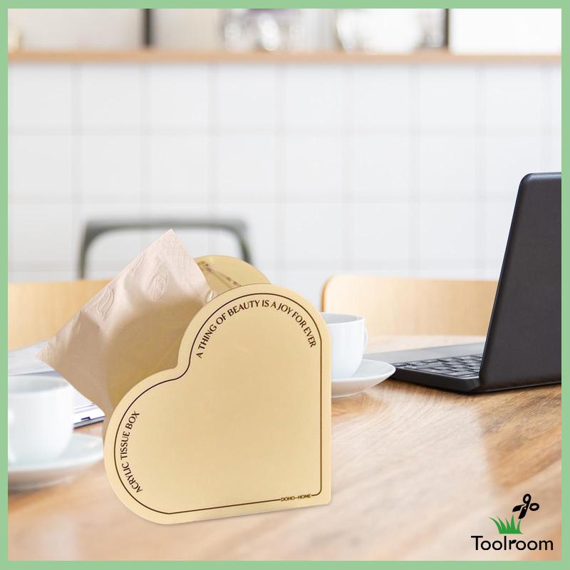 Vỏ Hộp Khăn Giấy Hình Trái Tim Dành Cho Nhà Bếp