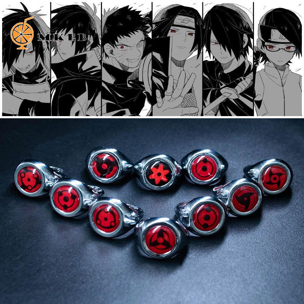 Nhẫn Họa Tiết Anime Naruto Itachi Nhật Bản Cho Nam