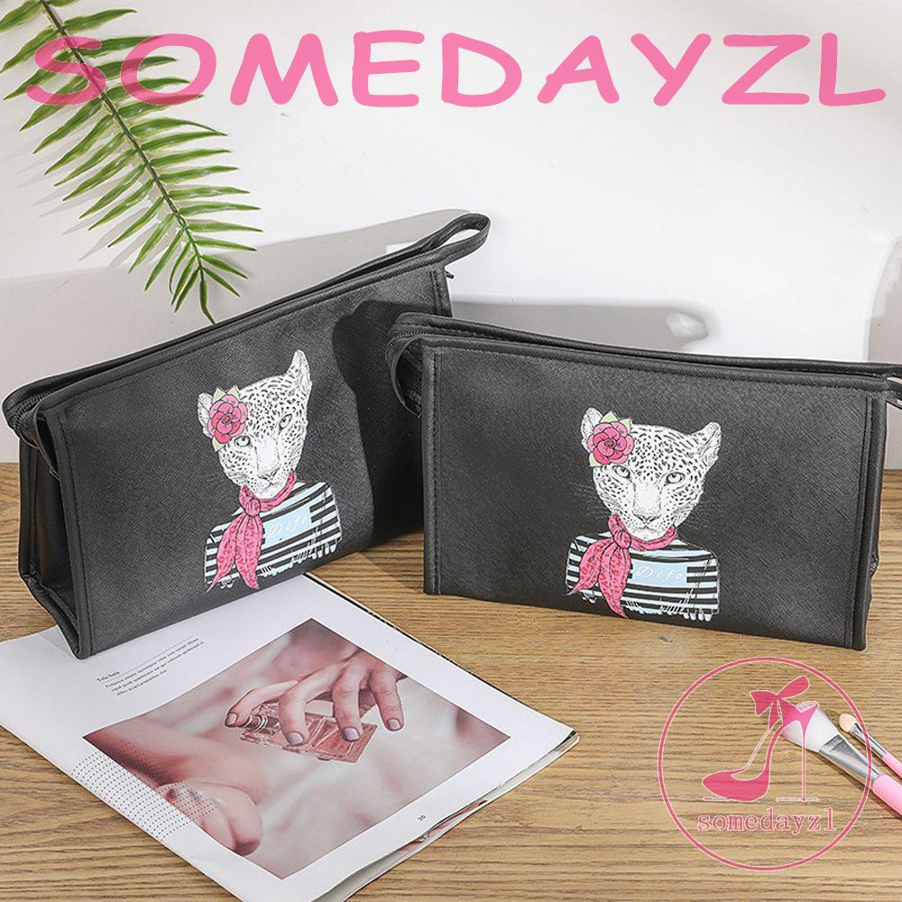 Túi Đựng Mỹ Phẩm Cỡ Lớn Chống Thấm Nước Có Khóa Kéo Thời Trang Cho Nữ