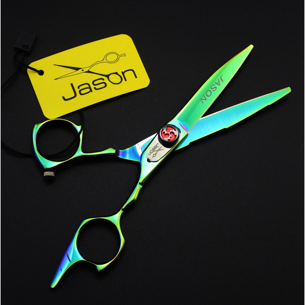 Kéo Cắt Tóc Màu Xanh Lá Cây Cá Tính 5.5 inch HC-01