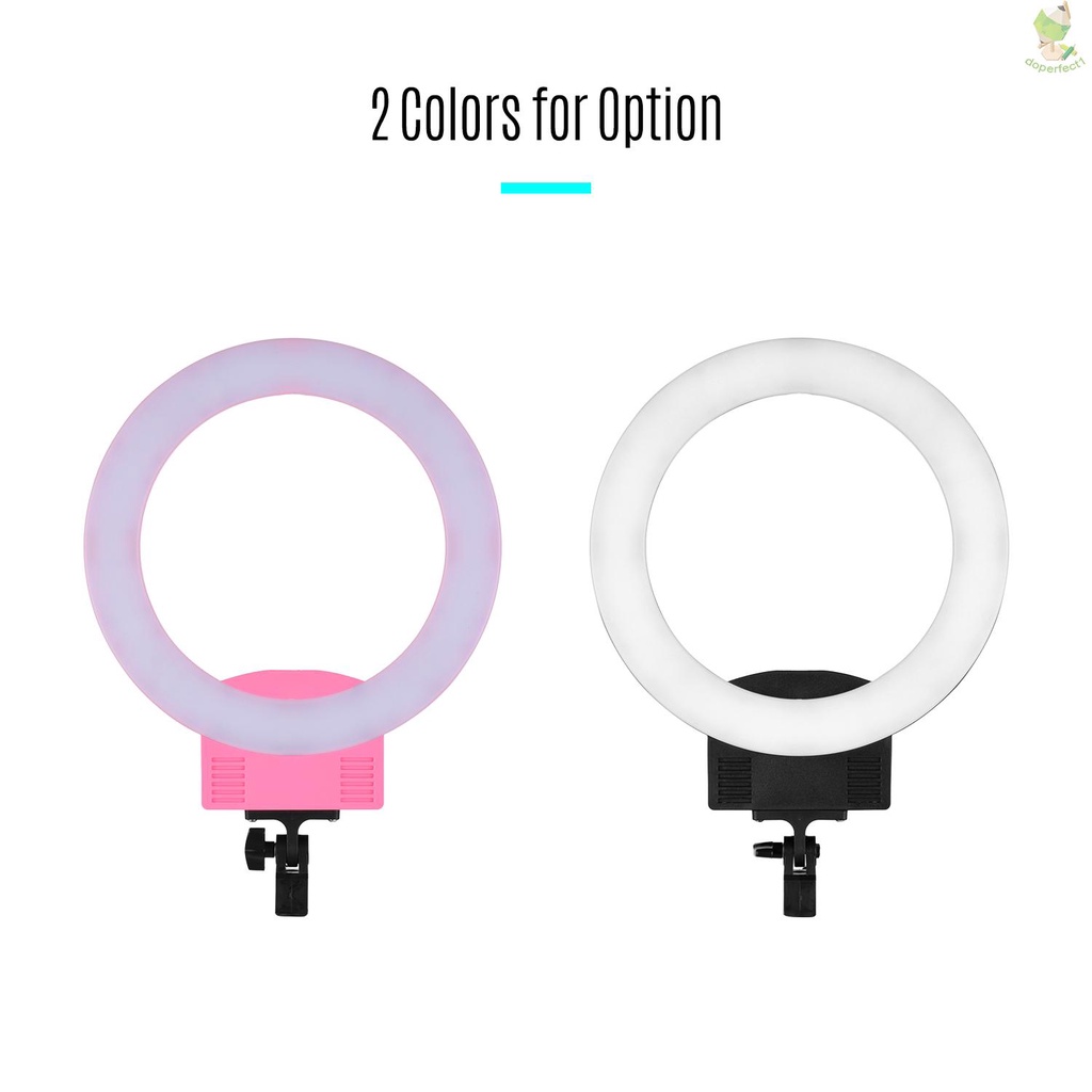 Professional 12 Inch LED Ring Light Ringlight 36W Stepless Dimmable Circle Lamp with Desk Bracket Portable Bag Phone Hol   Came-6.5