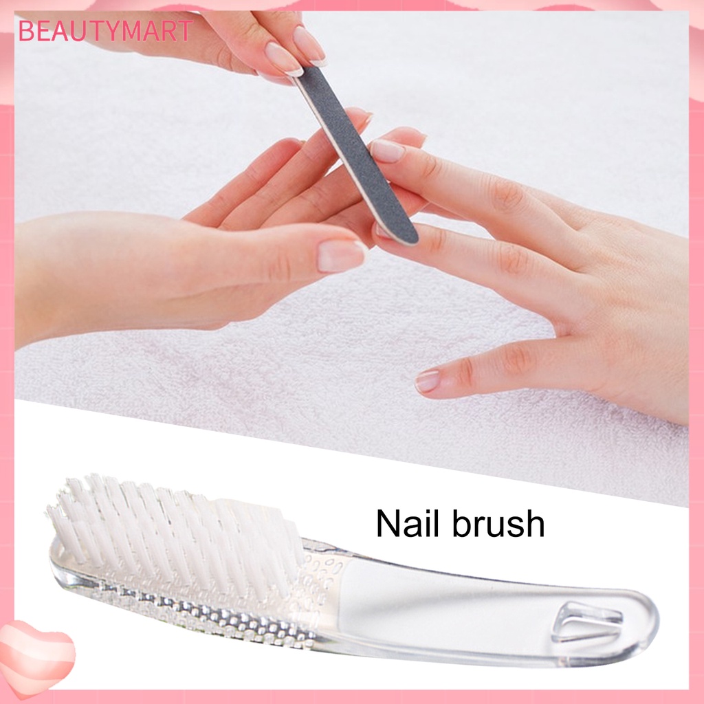 Set 4 Bàn Chải Vệ Sinh Móng Tay Cầm Dài Gọn Nhẹ Thoải Mái Đa Năng Có Thể Tái Sử Dụng