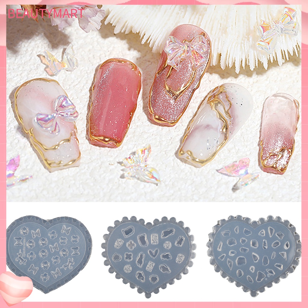 Khuôn Silicone Tạo Họa Tiết Trang Trí Móng Tay 3D DIY