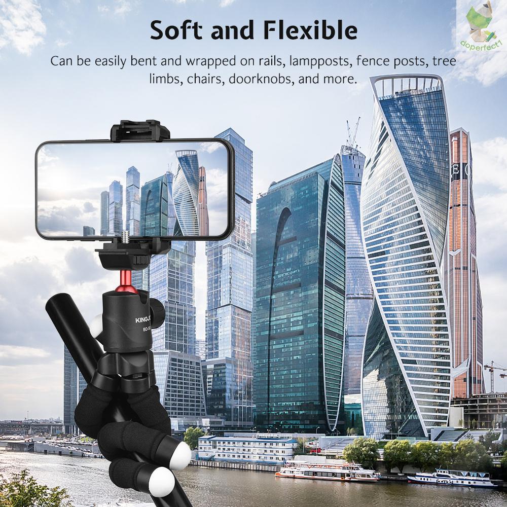 Giá Đỡ Ba Chân Bạch Tuộc Mini Linh Hoạt KT-500 + BD-50 Kẹp Điện Thoại Ẩn 1 / 4 In Came-6.7