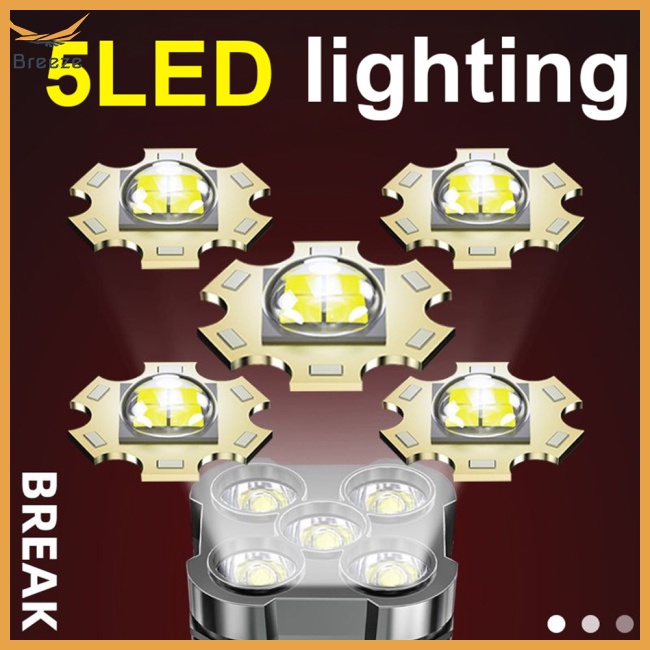 Đèn Pin Cầm Tay Cob 5led Sạc Usb Đa Năng