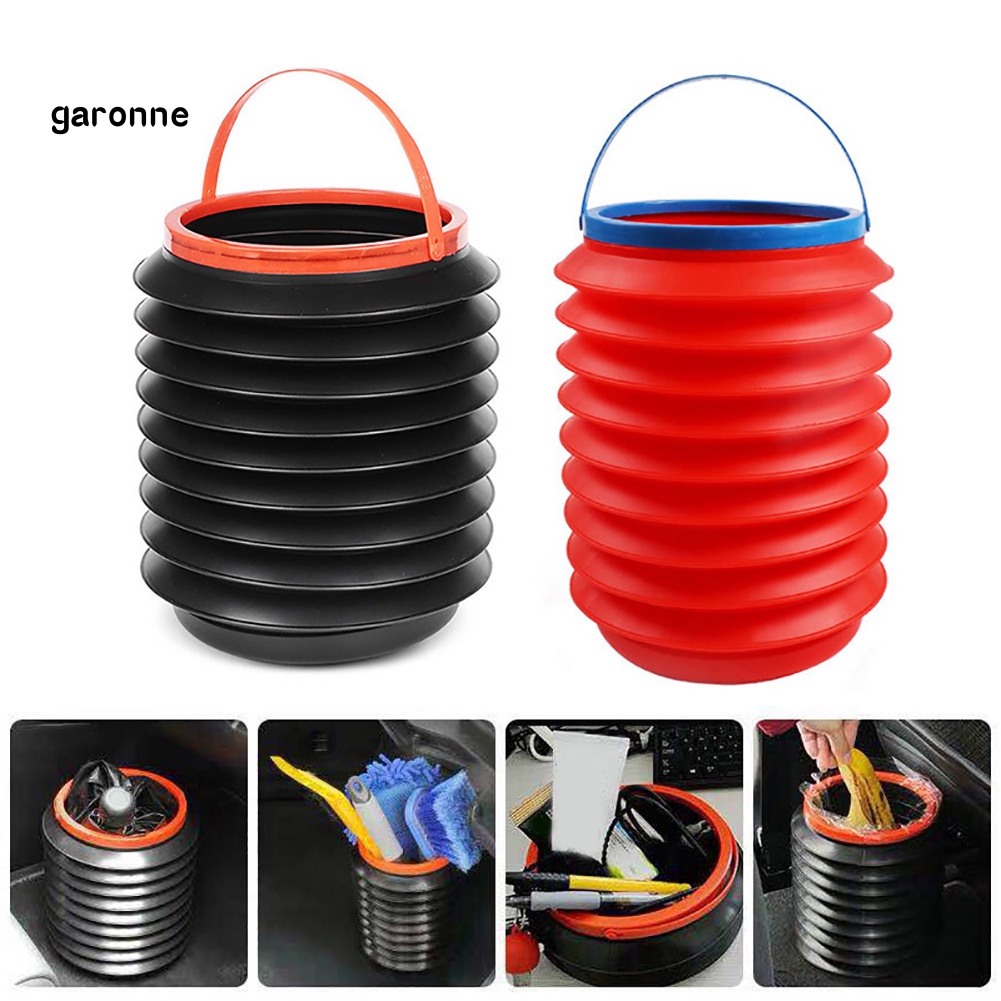 Thùng Rác 4L Có Thể Gấp Gọn Tiện Dụng Giá Đỡ