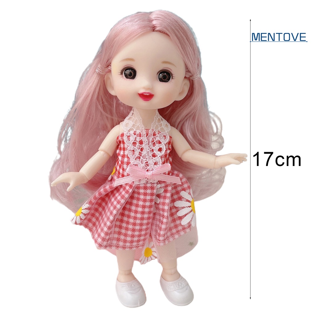 Búp Bê BJD [MT] Khớp Nối Có Thể Tháo Rời 17cm Mặt Nhám