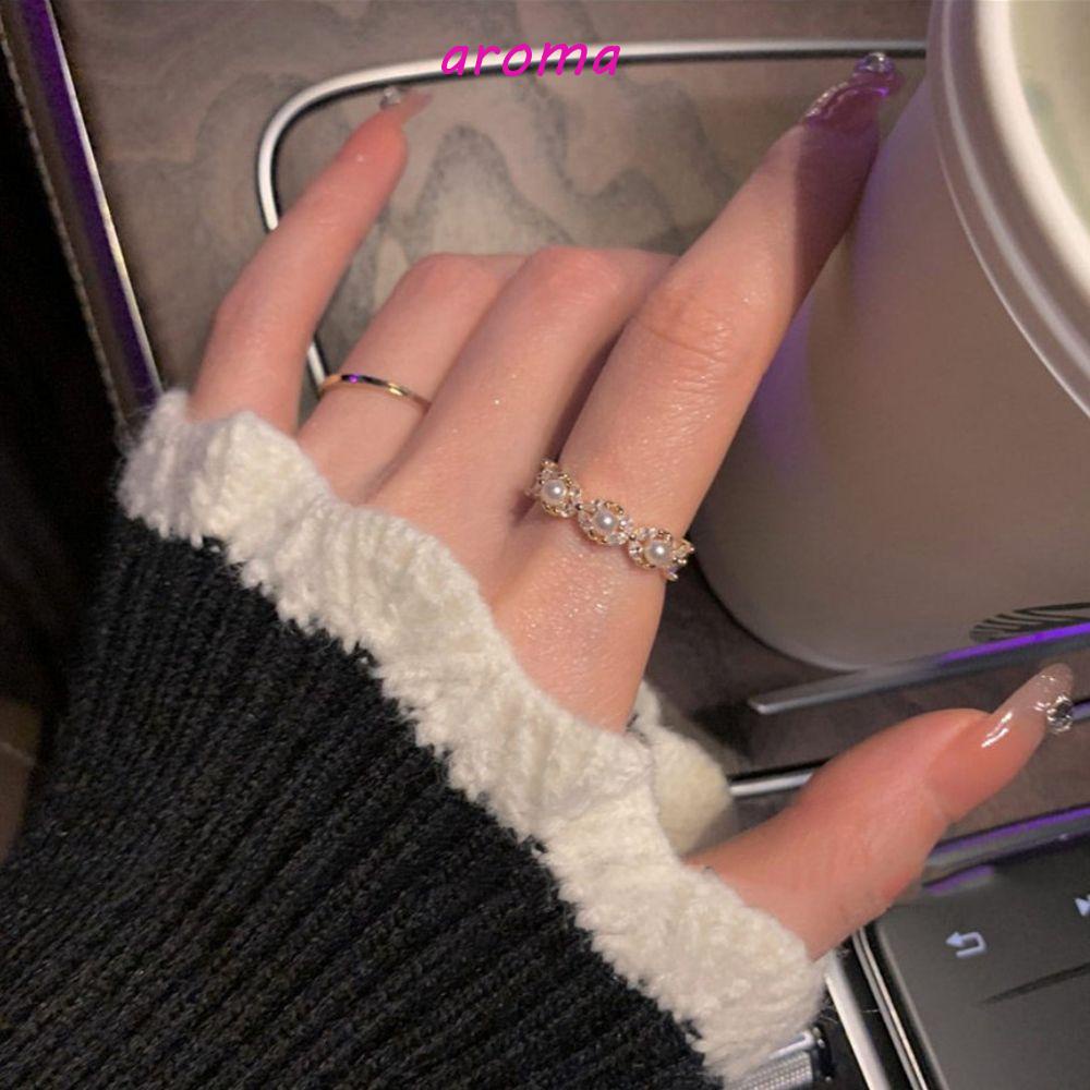 Nhẫn Thiết Kế Điều Chỉnh Được Hình Hoa Thanh Lịch Cho Nữ