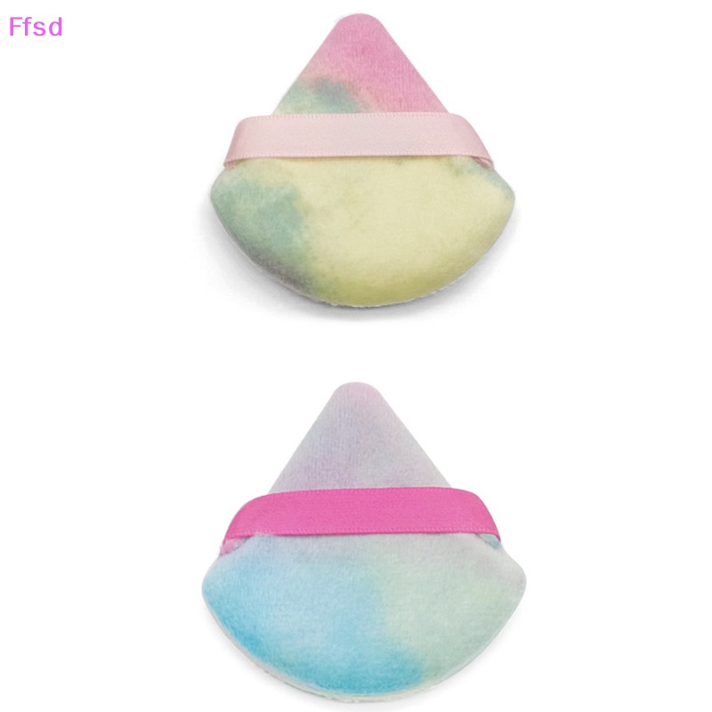 {Ffsd} Set 3 Mút Trang Điểm Hình Tam Giác Bằng Cotton Mềm Mại