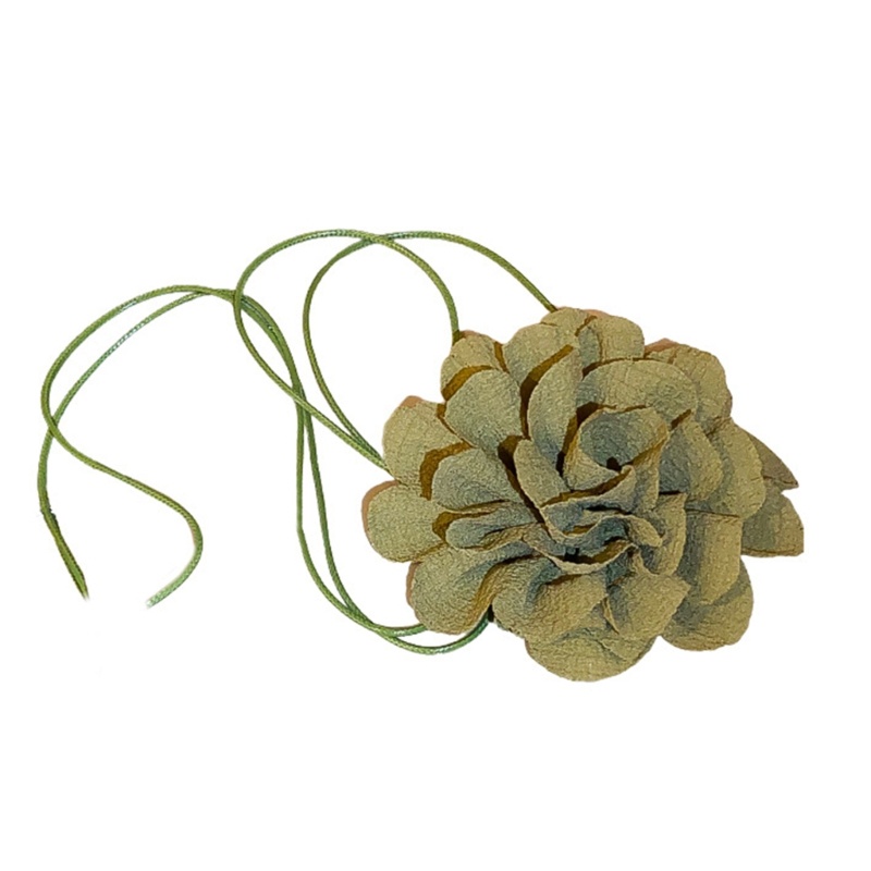 Vòng Cổ Choker Y2K Mặt Hoa Lớn Có Thể Điều Chỉnh Cho Cô Dâu