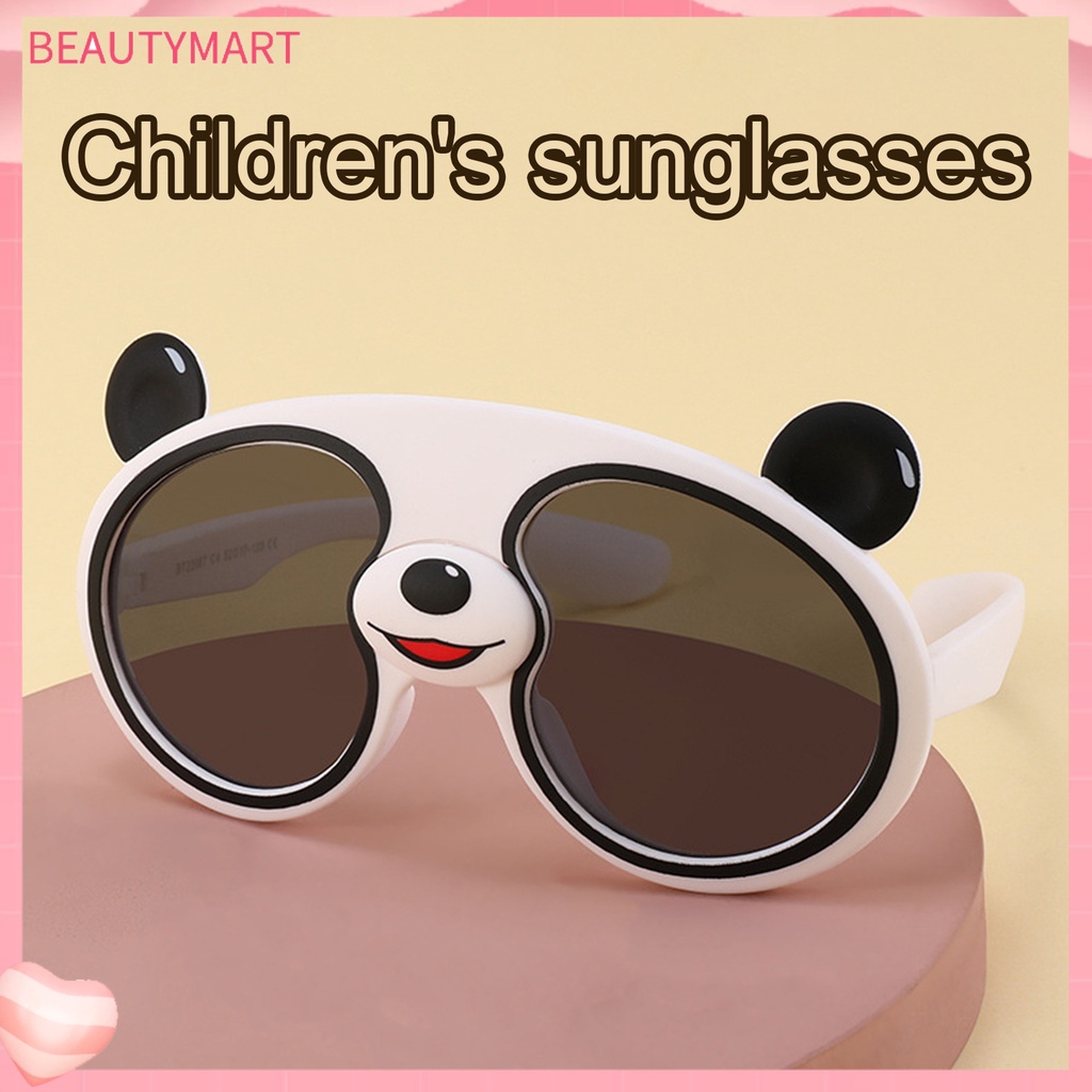 Kính Chống Tia UV Họa Tiết Gấu Trúc Hoạt Hình Dễ Thương Cho Bé