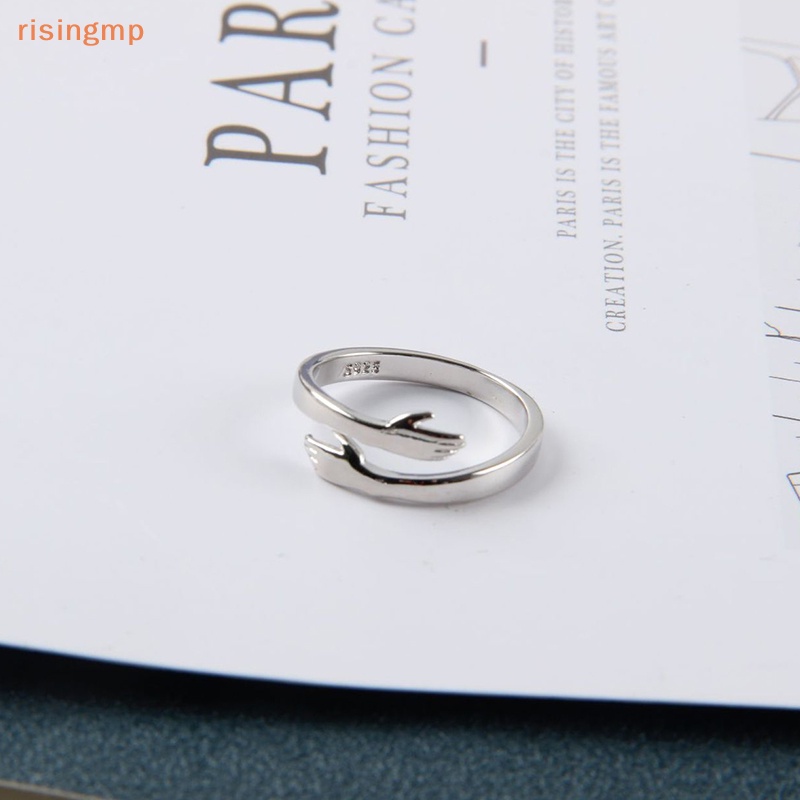 Nhẫn Hở Khắc Chữ Love Hug Có Thể Điều Chỉnh Kích Cỡ Thời Trang Cho Nữ