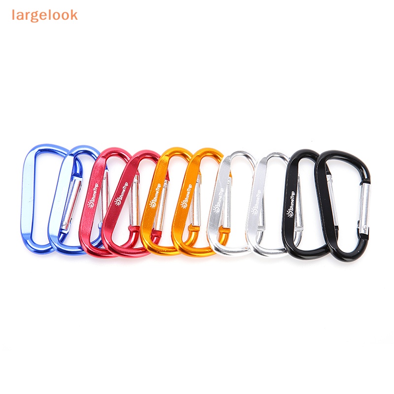 Set 10 Móc Khóa Chữ D Bằng Nhôm Đa Năng Tiện Dụng