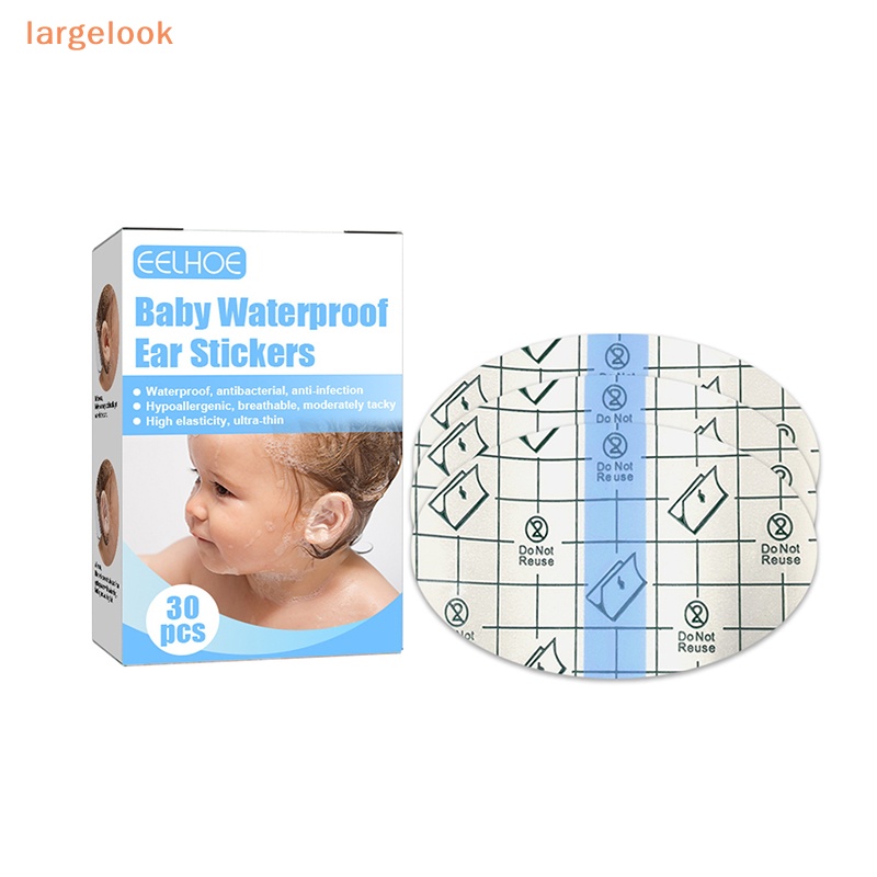 Set 30 Mũ Bơi Bảo Vệ Tai Chống Thấm Nước Khi Làm Tóc