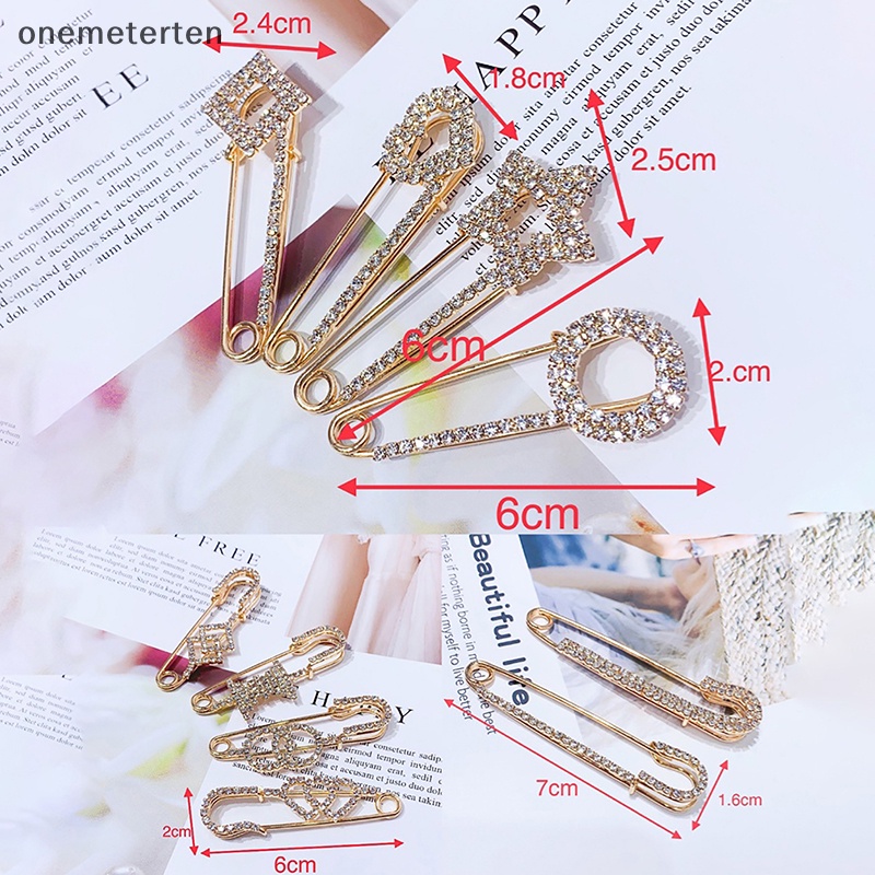 Rten Ghim Cài Áo Khoác Cardigan Sweater Trang Trí Đá Giả Kim Cương Đơn Giản Thời Thượng Dành Cho Bạn Nữ n