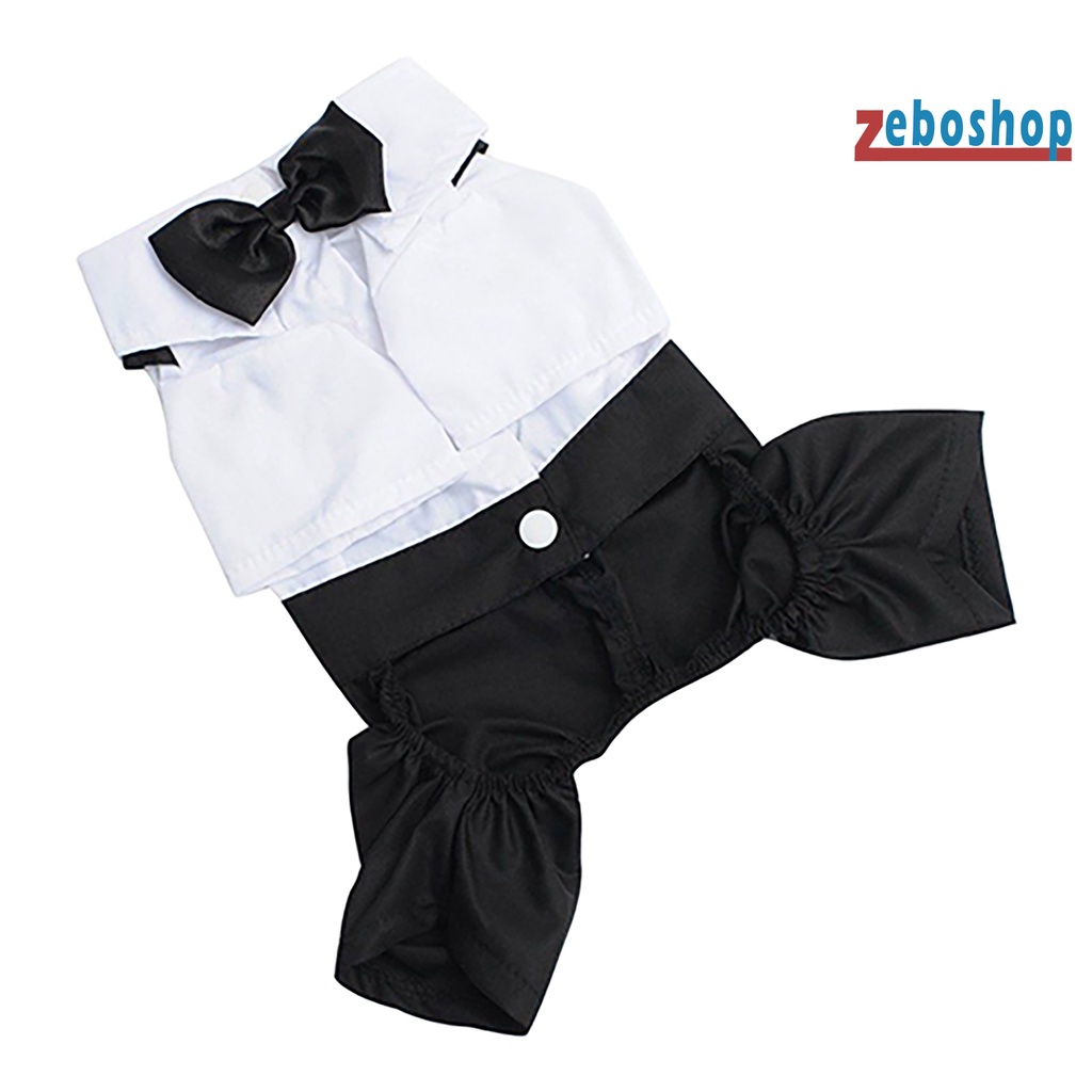 Bộ Quần Áo Thắt Nơ Xinh Xắn Cho Thú Cưng