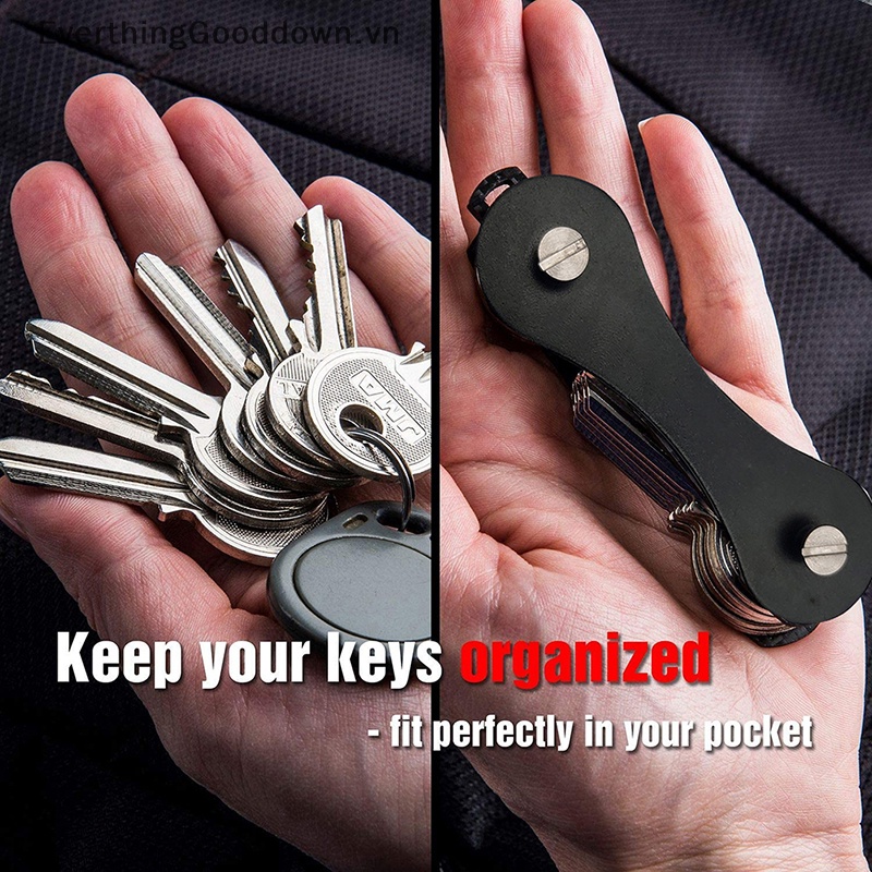 Everthinggooddown Giá Đỡ Chìa Khóa Xe Hơi Thiết Kế Nhỏ Gọn Nhiều Ngăn Tiện Dụng