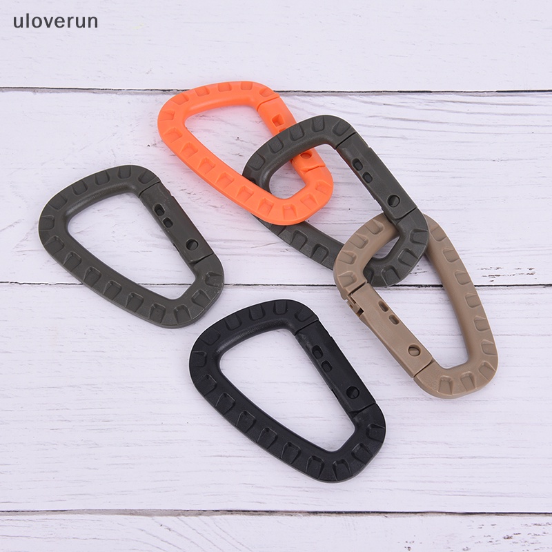 Set 5 Móc Khóa Leo Núi Hình Chữ D Bằng Nhựa Chuyên Dụng