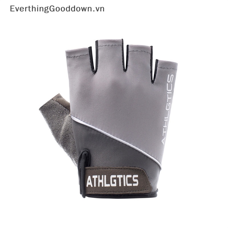 1 Đôi Găng Tay Thể Thao Nửa Ngón Chống Trượt Thoáng Khí Cho Nam Nữ