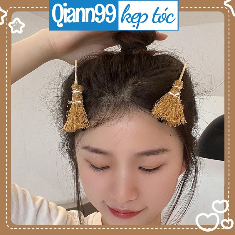 💓Kẹp Tóc Hình Cây Chổi Dễ Thương Cho Nữ